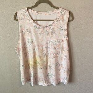 Reebok Pastel Multi-Color Sleeveless Tank Top